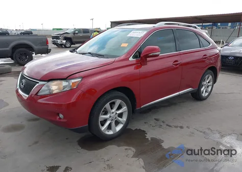 2010 Lexus Rx 350 z USA, uszkodzony, nr VIN 2T2ZK1BA2AC022579